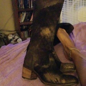 Original Italian FRYE BOOTS over calf